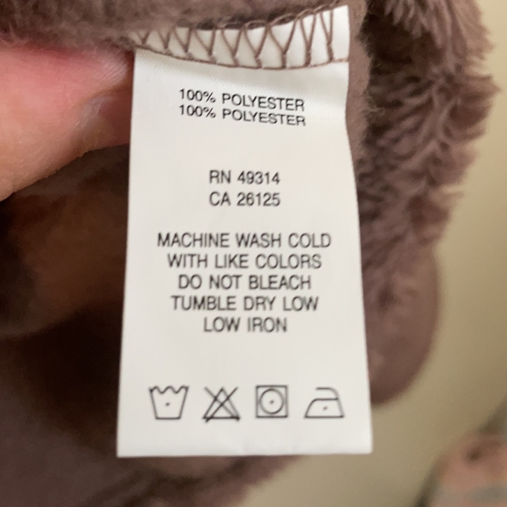 Fuzzy fleece jacket - Picture 7 of 7
